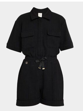 Lune Active black Moon Classic short jumpsuit jumper shorts Sz medium